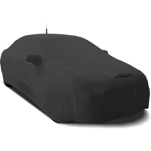 Coverking Custom Fit Exterior Car Cover Designed for Select Hyundai Santa Cruz Model Vehicles: Satin Stretch Fabric, Dark Gray