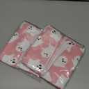 2 x Artoid Mode Pink Ghost Spooky Boo Halloween Kitchen Dish Cloths, 12x12 Inch Quick Dry Microfiber Dishcloths for Kitchen Premium Dish Rags Set of 2