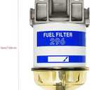 7111-296 Diesel Fuel Filter Assembly for Ford Tractor 2000 2600 4600 5000 5600 6600 7700 Replaces C7NN9162B D9NN9165BA C5NE9165C | For Massey Ferguson 133 135 140 145 165 175 178 | OE Quality