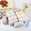 Pencil Case Floral Cute Pencil Case Student Pen Pouch Makeup Pouch Cute Flower Office College Cosmetic Makeup Bag Organizer Large (floret)