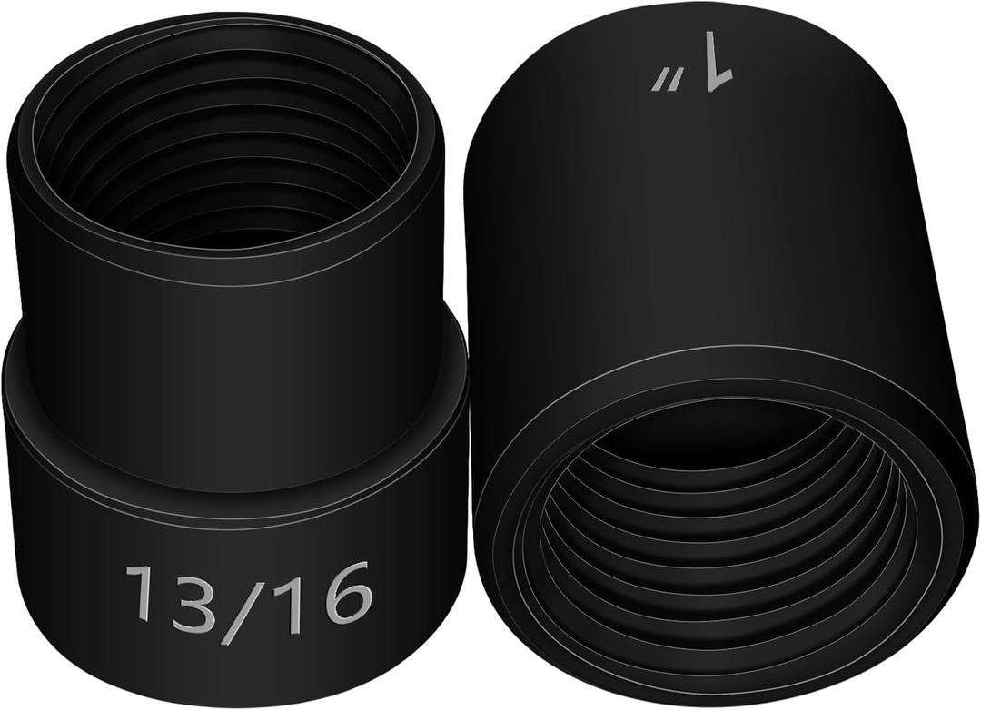 2PCS 1/2" Drive Emergency Lug Nut Remover Socket, Twist Locking Wheel Nut Socket Set for Stripped Lug Nut Removal 13/16" & 1" Compatible with Most Vehicles for Keyless Locking Nut Removal