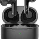 EarFun Air True Wireless Earbuds, Bluetooth Earbuds with 4 Mics, Sweatshield IPX7 Waterproof with Volume Control, USB-C Fast Charge, in-Ear Headphones with Wireless Charging, Deep Bass, 35H Playtime