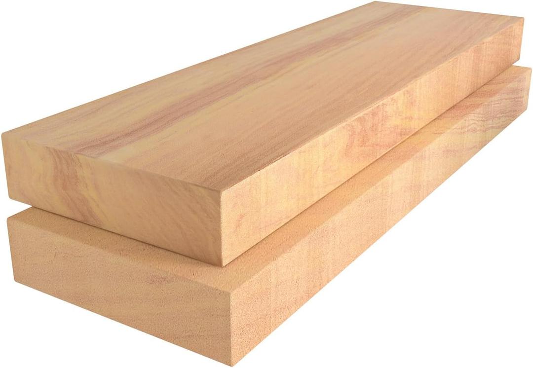 GWP04 Wood Grain Garage Wall Protector and Car Door Guard, Tool-Free Installation Parking Aid for Garage, Designed in Germany (2 Pack)