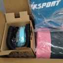 AKSPORT Inflatable Gymnatsics Mat Tumble Track 10ft 13ft 16ft 20ft 23ft Air Tumbling Mat with Air Pump for Home Use/Training/Cheerleading/Yoga