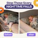 ComfyBumpy Bed Bumper for Toddlers 52" x 5" Foam Rail Guard with Non-Slip Stability | Safer & More Secure Convex Design | Fits Twin, Full, Queen & King Mattresses