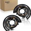 Rear Parking Brake Backing Plate Assembly Pair for Ford F250 F350 F450 F550 | Fits 2005-2012 Ford F250 F350 Super Duty, 2011-2012 F450 F550 Super Duty,Left & Right Side ,Replaces 5C3Z2209AB 5C3Z2210AB