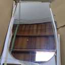 Full Length Mirror, 78"x38" Arched Floor Length Mirror with Stand, Gold Body Mirrors Hanging or Leaning, Wall Mirrors Freestanding with Aluminum Frame for Living Room, Bedroom