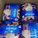 Always Discreet Boutique Incontinence and Postpartum Underwear for Women, Maximum Protection, Small/Medium, Rosy, 48 Count (4 Packs of 12)