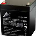 12V 4.5Ah Rechargeable SLA Battery for Security System, BE425M UPS, Garage Door Opener Replacement, Fire Alarm Batteries, Sealed Lead Acid 12V Battery Backup w/ F1 Terminals