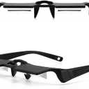 Horizontal Lazy Glasses 90 Degree for Lying Down Reading or Watching TV,Knitting Up Neck Relax, Prism Glasses for Looking Up Playing Mobile,Lightweight and Smooth Comfortable Frame Clear Vision