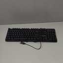 CHONCHOW Wired Gaming Keyboard, 104 Keys Full Size, with Anti-Ghosting and Multimedia Keys, LED Backlit Light Up Keyboard for PC Mac Laptop Desktop, Gaming or Office