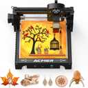 ACMER S1 Laser Engraver for Beginners, 6000mW Lazer Engraving Machine with 130x130mm Working Area, Laser Cutter for Wood, Acrylic, Leather, DIY Crafts & Small Business