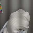 Bedsure Duvet Insert King Size - Lightweight Comforter, Quilted Cooling Duvet Insert, Down Alternative Summer Comforter with 8 Tabs, Ultra Soft Blanket, Striped, King, White, 90x102 inches