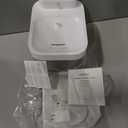 2026 Latest Cat Water Fountain, No Filter Cotton, App Monitoring Wastewater Separation Wireless Pet Fountain, 5000mAh Battery & Plug-in, 3L/101oz Water Dispenser for Cats Indoor, 2.4G Wi-Fi (White)