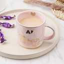 80th Birthday Gifts for Women - Funny Gag Turning 80 Plus Years Old Birthday Gift Ideas for Grandma, Mom, Sister, Wife, Best Friends, Retired Coworkers - Pink Marble Mug, Ceramic 11.5oz Coffee Cup