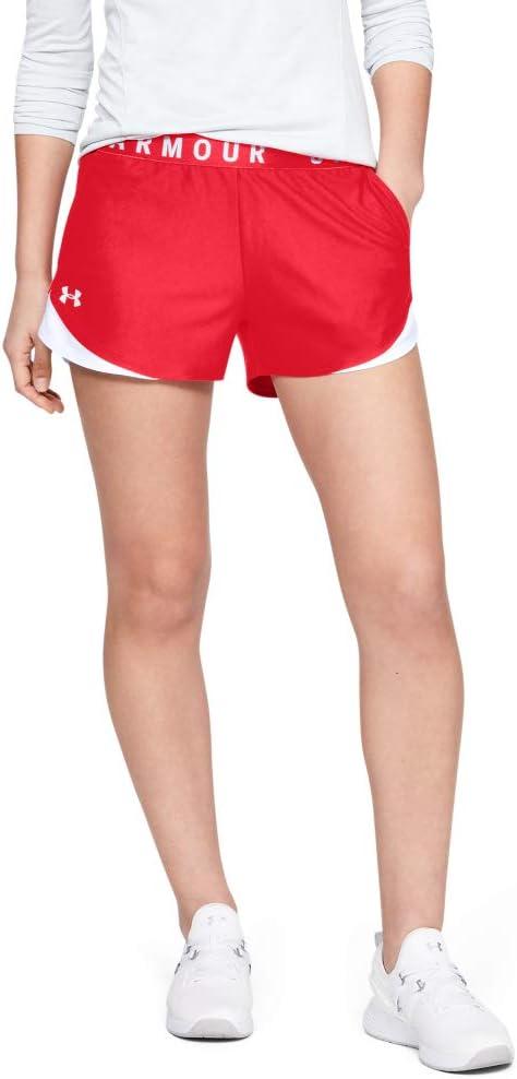 Under Armour Women's Play Up 3.0 Shorts (Red)