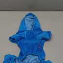 SELMAI Dog Jumpsuit Hoodie Sweatshirt Dog Fleece Sweater Coat Small Pet Clothes Rhinestone Crown Blue M (M (back: 11.0inch, chest: 17.5inch))