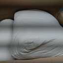 Triangular Wedge Headboard Pillows Twin XL Dorm Headboard Long Backrest Positioning Support Reading Bolster Pillow Side Pockets Wedge Pillow College Dorm Room Essentials Bed Bedroom Decor White, Twin Size:39.4x15.7x5in