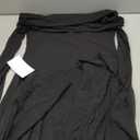 KUTUMAI Women Off Shoulder Bodycon Maxi Dress Long Sleeve Mesh Ruched Party Formal Wedding Guest Dresses (Medium, Black)