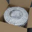 Rattan Light Fixtures Ceiling Mount, 3-Lights Boho Flush Mount Ceiling Light, Hand-Woven Cage Shade Lamp Lighting, Rustic Rattan Chandelier for Hallway Bedroom Kitchen Farmhouse Foyer Entryway (White) (Small)