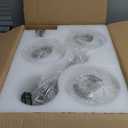 3 Lights Vintage Bathroom Vanity Light Fixtures Over Mirror, Brushed Nickel Vanity Lights For Bathroom With Milk White Glass Globe Shade, Wall Lights For Bedroom, Hallway, Dressing Table(G9 Incl.)