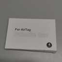 4Pack,Compatible with Airtag Holder Case with Keychain IPX8 Waterproof,Shockproof GPS Tag Tracker Cover [Anti-Scratch] [PC+Silicone] for Item Finders Case for Pets, Kids, Luggages-Black/Blue/Green/Red