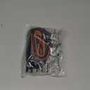 Joytale Tangle-Free Slip Leads for Dogs, 6 FT Slip Leash with Padded Double Handle, Reflective Nylon Training Leash for Small Medium Dogs 15-40 Lbs, Black/ Orange