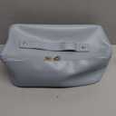 EACHY Travel Makeup Bag,Large Capacity Cosmetic Bags for Women,Waterproof Portable Pouch Open Flat Toiletry Bag Pattern Makeup Bag (AN-Blue)