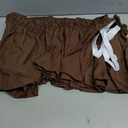 Wrap Around Dust Ruffle Bed Skirt - Brown - for Full Size Beds with 12 Inch Drop - Easy Fit Elastic Strap - Adjustable Pleated Bedskirt w/Brushed Fabric - Wrinkle Free - for Women, Men, Kids & Teens