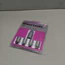 McGard 24157 Chrome Wheel Lock Set, Cone Seat, M12x1.5 Thread, 13/16 Key Hex