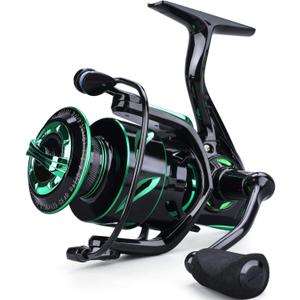 Sougayilang Fishing reels Light Weight Saltwater Spinning Reel - 39.5 LB Carbon Fiber Drag,12+1 BB Ultra Smooth All Aluminum Inshore Reel