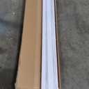 DEZ FURNISHINGS Cordless 2" Signature Faux Wood Blind, 57.75" W x 60" H, Embossed White