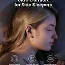 Medium Noise Reduction Ear Plugs Ultra Comfortable for Side Sleepers Reusable Earplugs 23dB Noise Cancelling Sleep Ear Plugs -Black