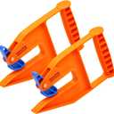 Heavy Duty Stall Mat Grippers, Pair of 2 Mat Mover Tools, 300LBS Capacity, Effortless Rubber Mat Remover for Stalls, Barn & Gym, Saves Back & Hands, For Soft, Thick, UnevenSurface Rubber Mats