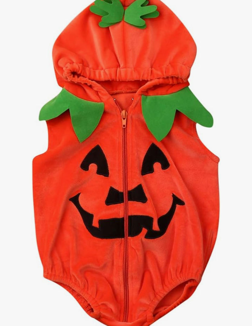 Infant Toddler Baby Boys Girls Halloween Pumpkin Costume Cute Outfits Size 80