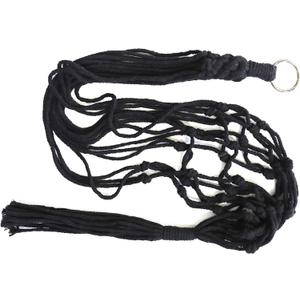 40IN Black  Plant Hanger Hanging Planter Hanging Net Basket Black Cotton Rope