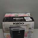 Igloo Electric Countertop Ice Maker Machine - Automatic and Portable - 33 Pounds in 24 Hours - Ice Cube Maker - Ice Scoop and Basket - Ideal for Iced Coffee and Cocktails - Black