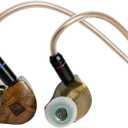 TANGZU FUDU Verse II Hybrid Driver in Ear Monitors, Wired HiFi Earbuds with 1 Titanium Diaphragm Dynamic Driver, 2 Balanced Armature for Audiophile Musician (Bronze, 3.5mm)
