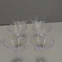 Liacere Martini Glasses Set of 6-11 oz Clear Plastic Martini Cocktail Glasses with Stem-Reusable Cocktail Glasses for Bar,Margarita,Whiskey,Gin, Drink Cooler,BPA-Free, Dishwasher-Safe-Clear-Mother's Day