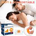 VOISEN Ear Plugs - 250 Pairs Noise Cancelling Ear Plugs for Sleeping, Snoring, Studying, Concerts & Traveling (Orange)