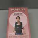 Momcozy Baby Carrier - Ergonomic, Cozy and Lightweight Carrier for 7-45lbs, Effortless to Put On, Ideal for Hands-Free Parenting, Enhanced Lumbar Support, Pure hug for Infant to Toddler, Grey