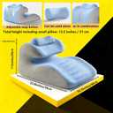 Couples Intimate Position Wedge Pillow - Extra Large Firm Memory Foam, Hip Retains shape, discreet & versatile. Minimalist packaging for easy storage. Ideal for hip support & intimate positioning, 22.8" x 15.7" x 12.2