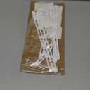 6 PCS Valentine's Day Garland Hangers Garland Ties Cord Bundlers Hanging Cord Organizer, Adjustable Wreath Ties for Door Frame, Mantle, Stretchable & Reusable Silicone Hooks for Fireplace Decoration