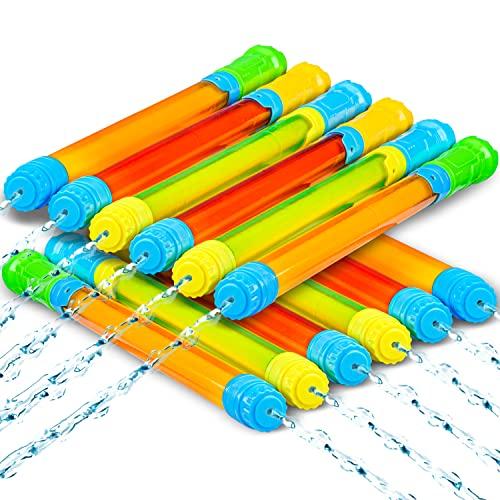 JOYIN 12 Pack Water Soaker Bulk, 16.5” Summer Blasters Squirt Guns for Kids Outdoor Swimming Pool, Backyard, Beach Game Water Fighting Play Toys