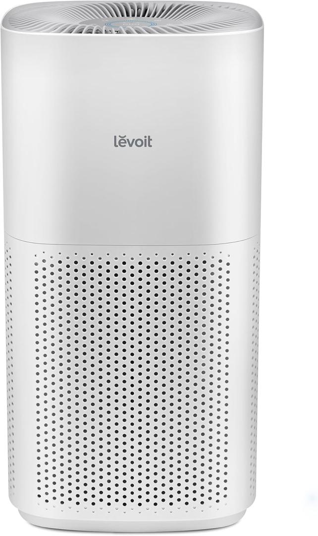 Levoit Air Purifiers for Home Large Room Up to 2933 Ft With HEPA Sleep Mode, AHAM VERIFIDE, Smart WIFI, PM2.5 Monitor, 3-in-1 Filter For Smoke, Pet Allergies, Dust, Alexa Control, Core 600S-P, White
