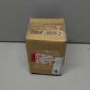 Aspen Creative 51038-2, Hardback Empire Tranditional Clip-On Chandelier Shade, Off-White Linen Fabric, 2-1/2" Top x 4" Bottom x 5" Slant, Set Of 2