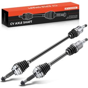 A-Premium Pair (2) Front CV Axle Shaft Assembly Compatible with Toyota Corolla 2009-2018, Matrix 2003-2013 & Pontiac Vibe 2003-2010, L4 1.8L, Driver and Passenger Side