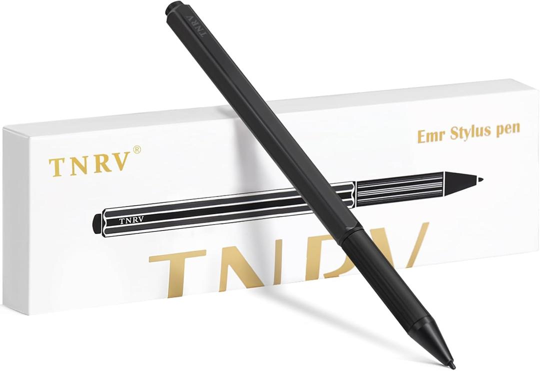 EMR Stylus Remarkable 2 Pen Replacement with Digital Eraser + 5 Tips,Prevent Palm Contact,[4096 Pressure Level].Suitable for Writing on EMR Stylus ScreensPlease Check usability Black (Balck)