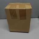 Tanlade 100 Pcs 1 oz Amber Plastic Cosmetic Jars with Lids Empty Leak Proof Container Refillable Cosmetic Jars Airtight for Cream, Lotion, Powder, Ointment, Beauty Products Travel Storage(Square)