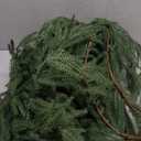 2 Pcs 6FT Norfolk Pine Garland (12FT Total): Real Touch Artificial Christmas Greenery with 120 Branches, Premium Decor for Mantle, Table, Wall, Indoor/Outdoor(Dark Green) (6 FT)